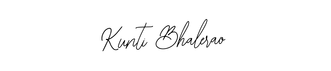 Create a beautiful signature design for name Kunti Bhalerao. With this signature (Bearetta-2O07w) fonts, you can make a handwritten signature for free. Kunti Bhalerao signature style 12 images and pictures png