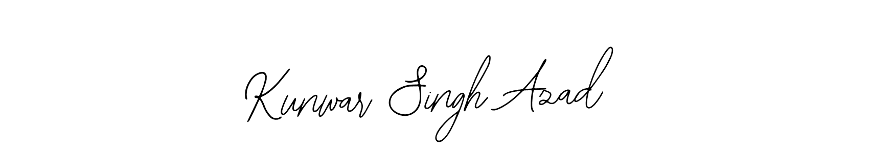 Make a beautiful signature design for name Kunwar Singh Azad. Use this online signature maker to create a handwritten signature for free. Kunwar Singh Azad signature style 12 images and pictures png
