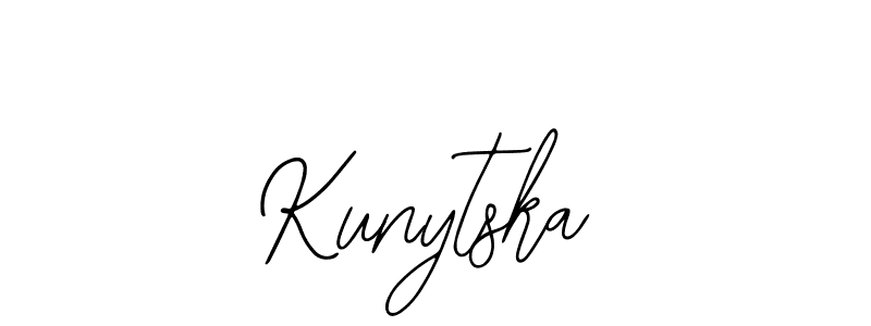 Kunytska stylish signature style. Best Handwritten Sign (Bearetta-2O07w) for my name. Handwritten Signature Collection Ideas for my name Kunytska. Kunytska signature style 12 images and pictures png