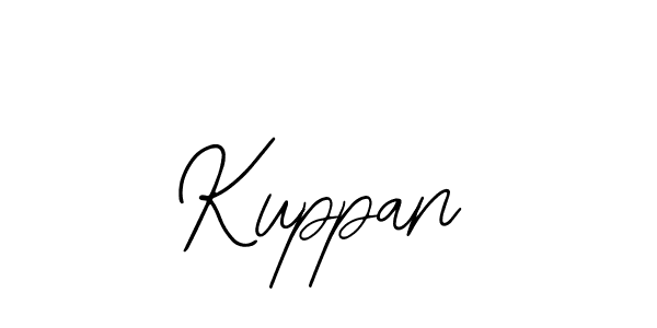 Design your own signature with our free online signature maker. With this signature software, you can create a handwritten (Bearetta-2O07w) signature for name Kuppan. Kuppan signature style 12 images and pictures png