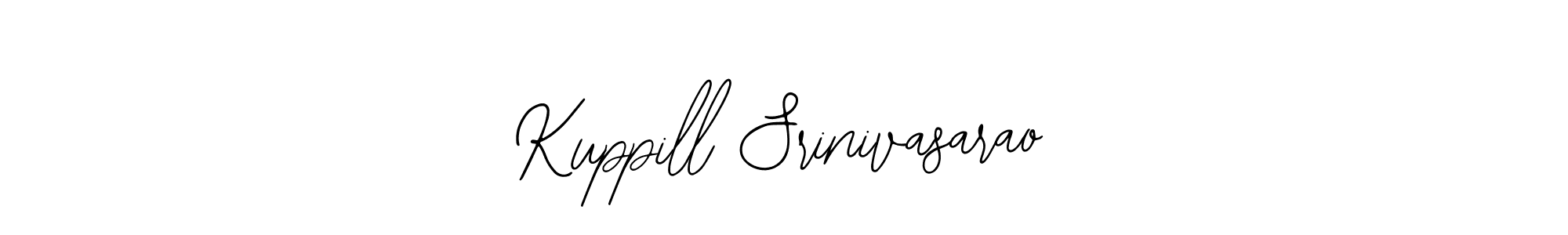 Design your own signature with our free online signature maker. With this signature software, you can create a handwritten (Bearetta-2O07w) signature for name Kuppill Srinivasarao. Kuppill Srinivasarao signature style 12 images and pictures png