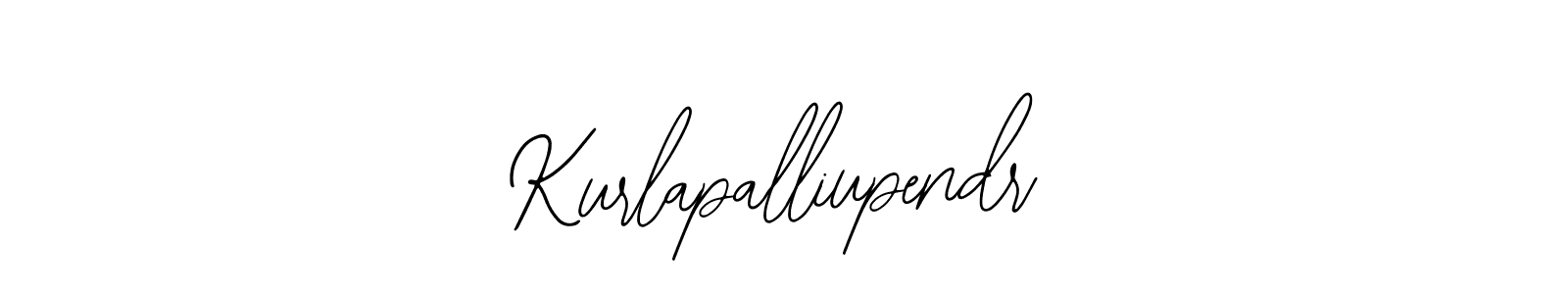 if you are searching for the best signature style for your name Kurlapalliupendr. so please give up your signature search. here we have designed multiple signature styles  using Bearetta-2O07w. Kurlapalliupendr signature style 12 images and pictures png