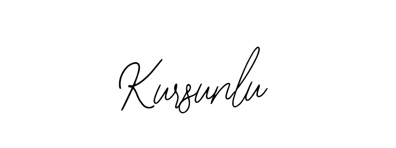 Design your own signature with our free online signature maker. With this signature software, you can create a handwritten (Bearetta-2O07w) signature for name Kursunlu. Kursunlu signature style 12 images and pictures png