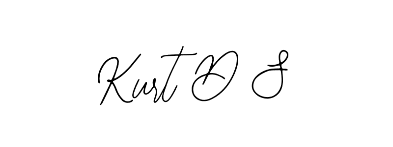 How to make Kurt D S name signature. Use Bearetta-2O07w style for creating short signs online. This is the latest handwritten sign. Kurt D S signature style 12 images and pictures png
