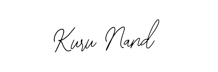 The best way (Bearetta-2O07w) to make a short signature is to pick only two or three words in your name. The name Kuru Nand include a total of six letters. For converting this name. Kuru Nand signature style 12 images and pictures png