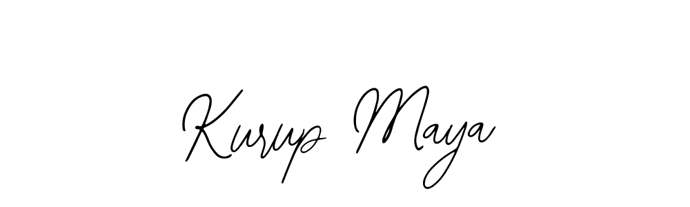 Also we have Kurup Maya name is the best signature style. Create professional handwritten signature collection using Bearetta-2O07w autograph style. Kurup Maya signature style 12 images and pictures png