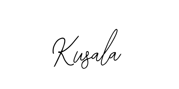 Also You can easily find your signature by using the search form. We will create Kusala name handwritten signature images for you free of cost using Bearetta-2O07w sign style. Kusala signature style 12 images and pictures png