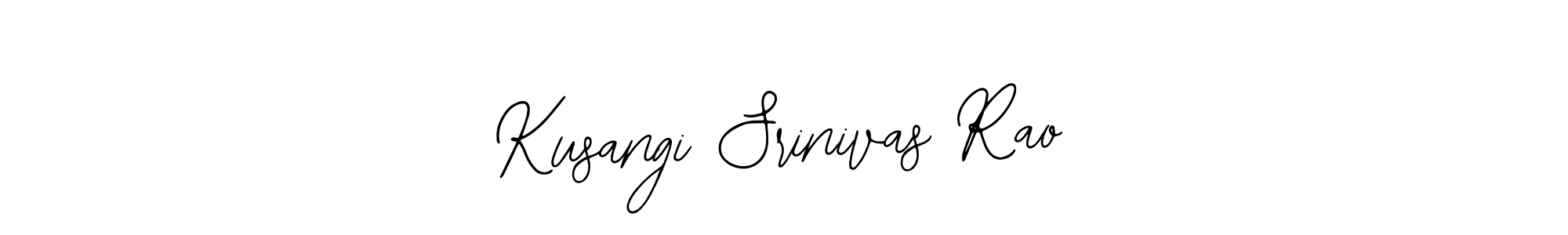 Use a signature maker to create a handwritten signature online. With this signature software, you can design (Bearetta-2O07w) your own signature for name Kusangi Srinivas Rao. Kusangi Srinivas Rao signature style 12 images and pictures png