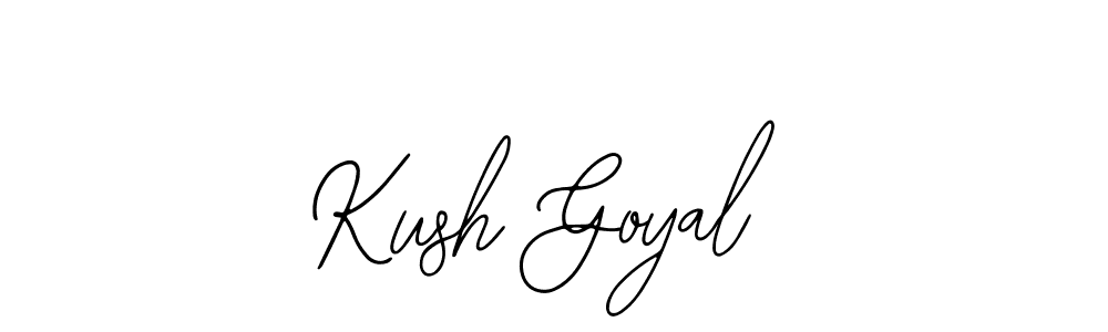 Create a beautiful signature design for name Kush Goyal. With this signature (Bearetta-2O07w) fonts, you can make a handwritten signature for free. Kush Goyal signature style 12 images and pictures png