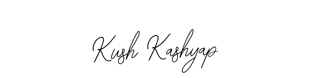 Use a signature maker to create a handwritten signature online. With this signature software, you can design (Bearetta-2O07w) your own signature for name Kush Kashyap. Kush Kashyap signature style 12 images and pictures png