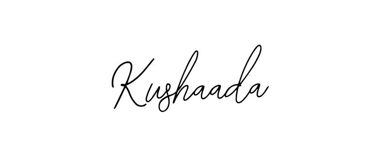 The best way (Bearetta-2O07w) to make a short signature is to pick only two or three words in your name. The name Kushaada include a total of six letters. For converting this name. Kushaada signature style 12 images and pictures png