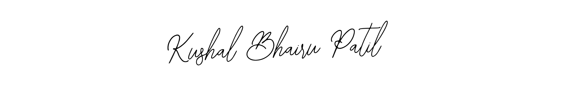 How to make Kushal Bhairu Patil signature? Bearetta-2O07w is a professional autograph style. Create handwritten signature for Kushal Bhairu Patil name. Kushal Bhairu Patil signature style 12 images and pictures png
