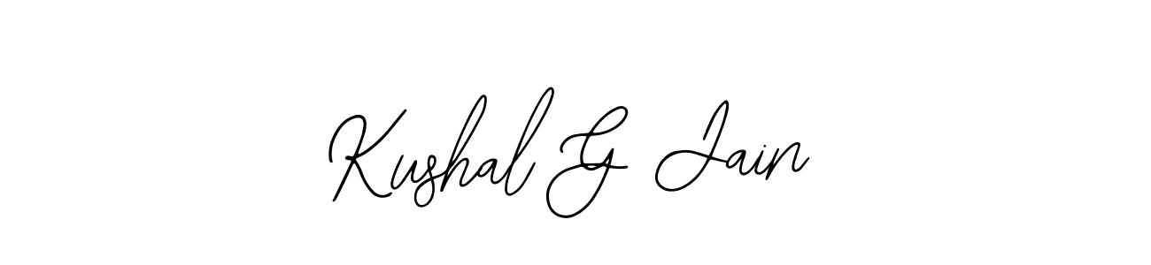 Best and Professional Signature Style for Kushal G Jain. Bearetta-2O07w Best Signature Style Collection. Kushal G Jain signature style 12 images and pictures png