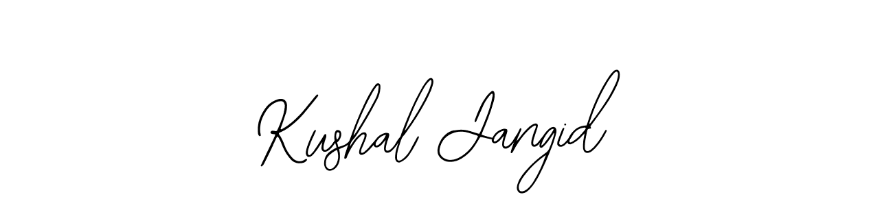 Design your own signature with our free online signature maker. With this signature software, you can create a handwritten (Bearetta-2O07w) signature for name Kushal Jangid. Kushal Jangid signature style 12 images and pictures png