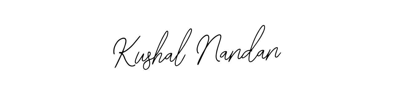 Also we have Kushal Nandan name is the best signature style. Create professional handwritten signature collection using Bearetta-2O07w autograph style. Kushal Nandan signature style 12 images and pictures png