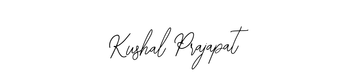 Make a beautiful signature design for name Kushal Prajapat. With this signature (Bearetta-2O07w) style, you can create a handwritten signature for free. Kushal Prajapat signature style 12 images and pictures png