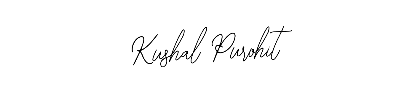 Also we have Kushal Purohit name is the best signature style. Create professional handwritten signature collection using Bearetta-2O07w autograph style. Kushal Purohit signature style 12 images and pictures png