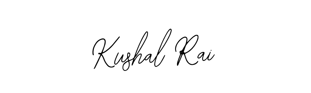 The best way (Bearetta-2O07w) to make a short signature is to pick only two or three words in your name. The name Kushal Rai include a total of six letters. For converting this name. Kushal Rai signature style 12 images and pictures png