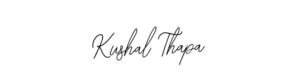 Make a beautiful signature design for name Kushal Thapa. Use this online signature maker to create a handwritten signature for free. Kushal Thapa signature style 12 images and pictures png