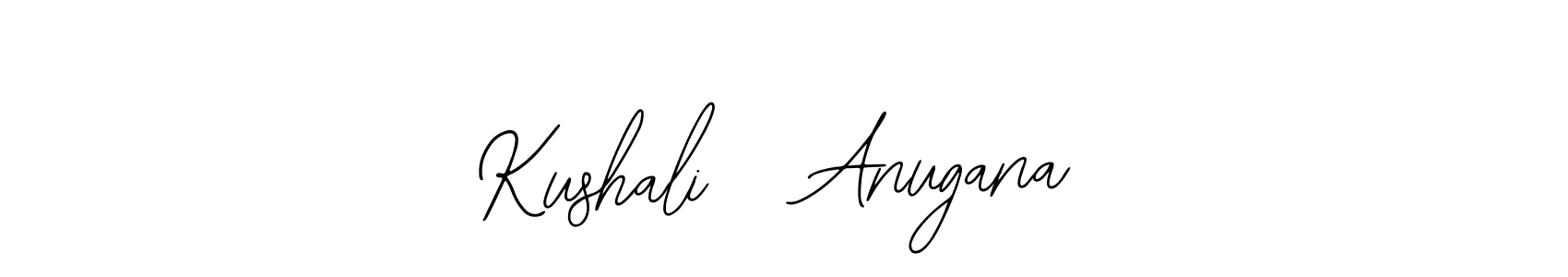 Make a beautiful signature design for name Kushali   Anugana. With this signature (Bearetta-2O07w) style, you can create a handwritten signature for free. Kushali   Anugana signature style 12 images and pictures png