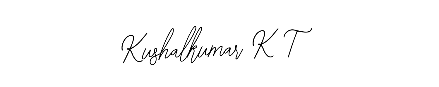 This is the best signature style for the Kushalkumar K T name. Also you like these signature font (Bearetta-2O07w). Mix name signature. Kushalkumar K T signature style 12 images and pictures png