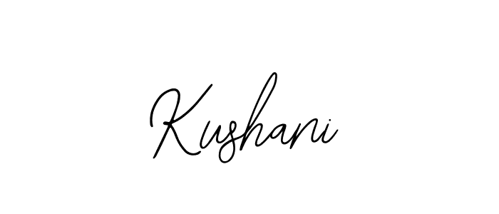 Design your own signature with our free online signature maker. With this signature software, you can create a handwritten (Bearetta-2O07w) signature for name Kushani. Kushani signature style 12 images and pictures png