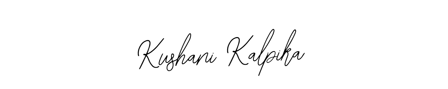 Design your own signature with our free online signature maker. With this signature software, you can create a handwritten (Bearetta-2O07w) signature for name Kushani Kalpika. Kushani Kalpika signature style 12 images and pictures png