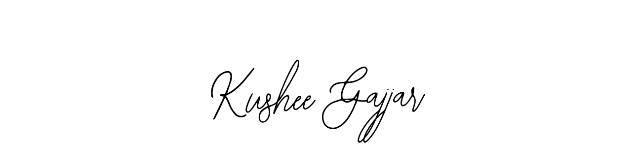 How to Draw Kushee Gajjar signature style? Bearetta-2O07w is a latest design signature styles for name Kushee Gajjar. Kushee Gajjar signature style 12 images and pictures png
