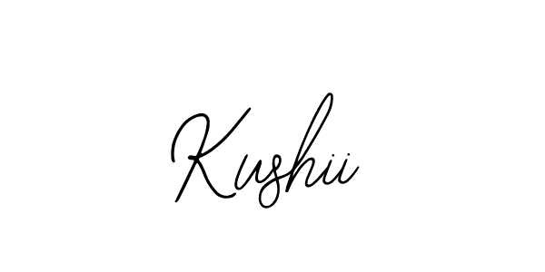 Use a signature maker to create a handwritten signature online. With this signature software, you can design (Bearetta-2O07w) your own signature for name Kushii. Kushii signature style 12 images and pictures png