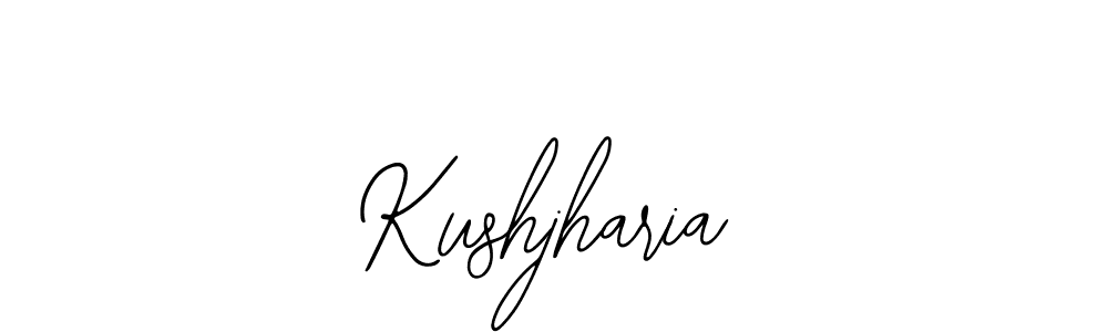 if you are searching for the best signature style for your name Kushjharia. so please give up your signature search. here we have designed multiple signature styles  using Bearetta-2O07w. Kushjharia signature style 12 images and pictures png