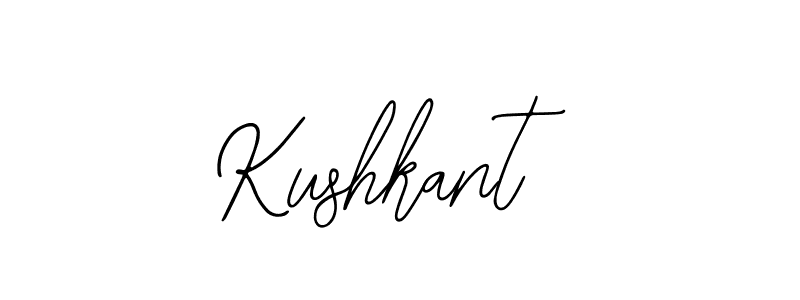 Design your own signature with our free online signature maker. With this signature software, you can create a handwritten (Bearetta-2O07w) signature for name Kushkant. Kushkant signature style 12 images and pictures png