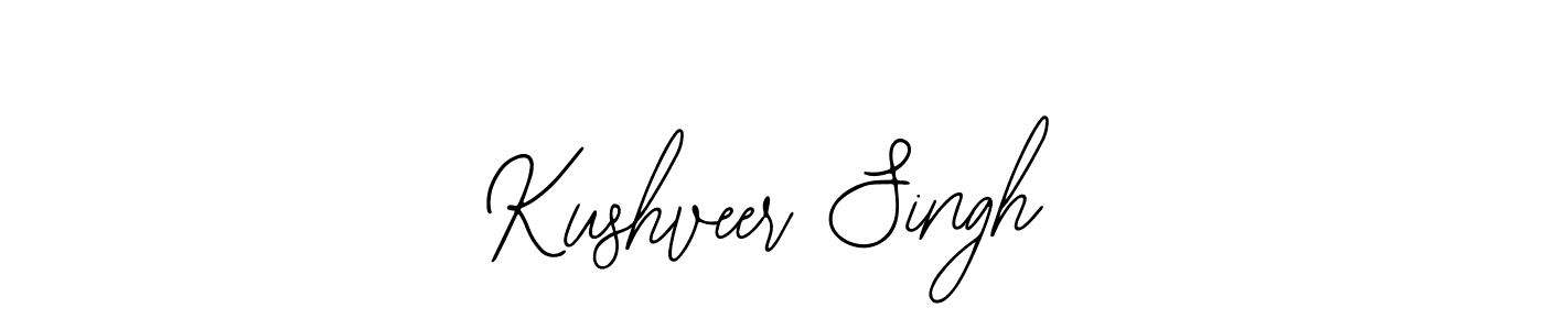 Create a beautiful signature design for name Kushveer Singh. With this signature (Bearetta-2O07w) fonts, you can make a handwritten signature for free. Kushveer Singh signature style 12 images and pictures png