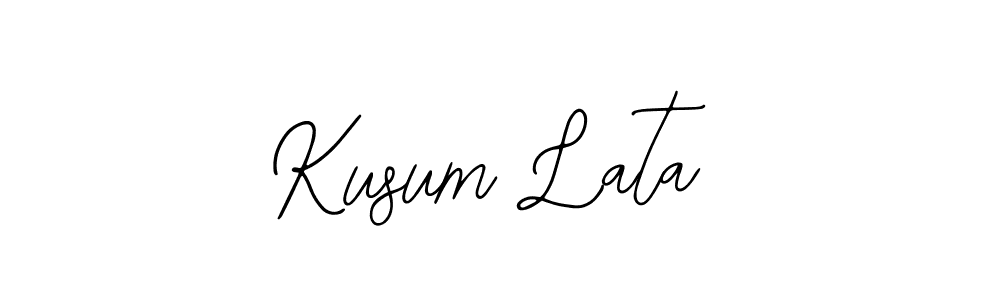 Create a beautiful signature design for name Kusum Lata. With this signature (Bearetta-2O07w) fonts, you can make a handwritten signature for free. Kusum Lata signature style 12 images and pictures png