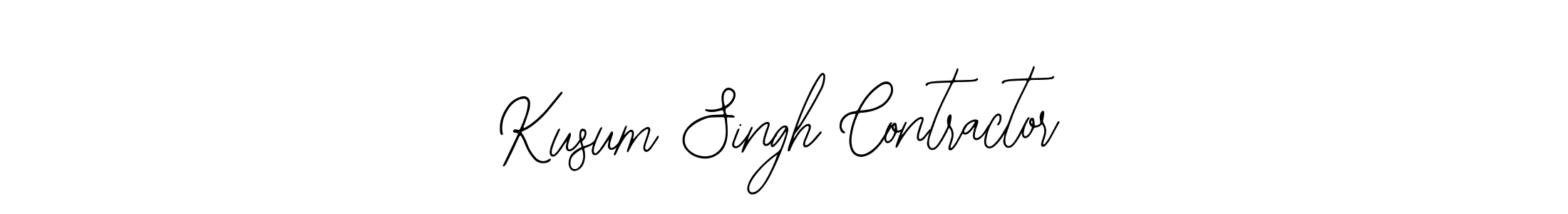 The best way (Bearetta-2O07w) to make a short signature is to pick only two or three words in your name. The name Kusum Singh Contractor include a total of six letters. For converting this name. Kusum Singh Contractor signature style 12 images and pictures png
