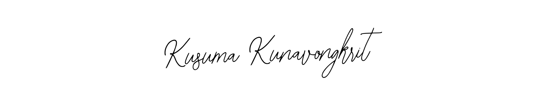 It looks lik you need a new signature style for name Kusuma Kunavongkrit. Design unique handwritten (Bearetta-2O07w) signature with our free signature maker in just a few clicks. Kusuma Kunavongkrit signature style 12 images and pictures png