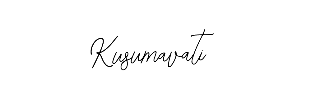 Similarly Bearetta-2O07w is the best handwritten signature design. Signature creator online .You can use it as an online autograph creator for name Kusumavati. Kusumavati signature style 12 images and pictures png