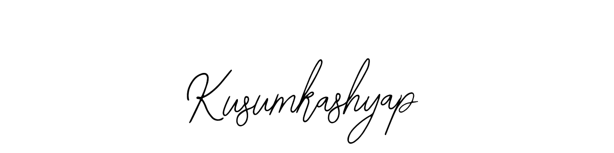 How to make Kusumkashyap name signature. Use Bearetta-2O07w style for creating short signs online. This is the latest handwritten sign. Kusumkashyap signature style 12 images and pictures png