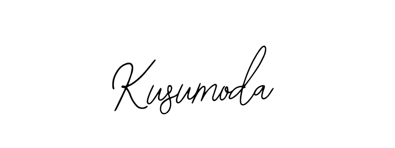 Also we have Kusumoda name is the best signature style. Create professional handwritten signature collection using Bearetta-2O07w autograph style. Kusumoda signature style 12 images and pictures png