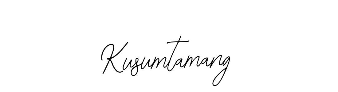 Use a signature maker to create a handwritten signature online. With this signature software, you can design (Bearetta-2O07w) your own signature for name Kusumtamang. Kusumtamang signature style 12 images and pictures png