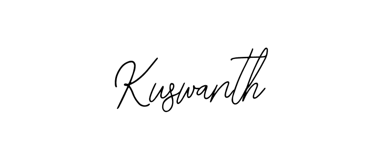 Create a beautiful signature design for name Kuswanth. With this signature (Bearetta-2O07w) fonts, you can make a handwritten signature for free. Kuswanth signature style 12 images and pictures png