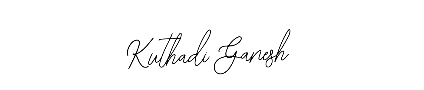 Kuthadi Ganesh stylish signature style. Best Handwritten Sign (Bearetta-2O07w) for my name. Handwritten Signature Collection Ideas for my name Kuthadi Ganesh. Kuthadi Ganesh signature style 12 images and pictures png