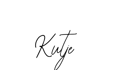 How to make Kutje name signature. Use Bearetta-2O07w style for creating short signs online. This is the latest handwritten sign. Kutje signature style 12 images and pictures png