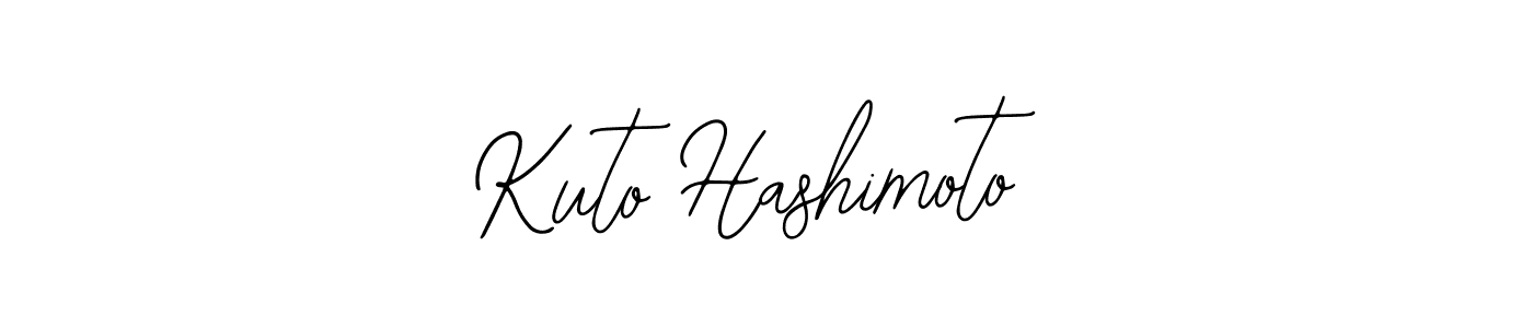 Design your own signature with our free online signature maker. With this signature software, you can create a handwritten (Bearetta-2O07w) signature for name Kuto Hashimoto. Kuto Hashimoto signature style 12 images and pictures png