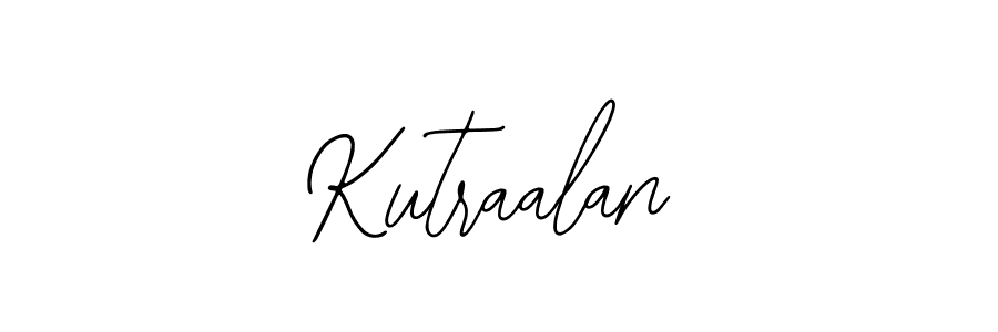 if you are searching for the best signature style for your name Kutraalan. so please give up your signature search. here we have designed multiple signature styles  using Bearetta-2O07w. Kutraalan signature style 12 images and pictures png