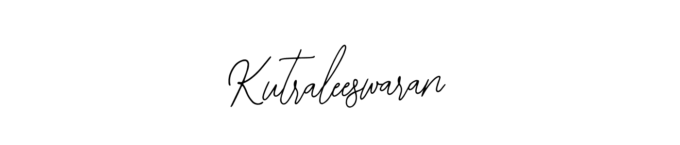 Best and Professional Signature Style for Kutraleeswaran. Bearetta-2O07w Best Signature Style Collection. Kutraleeswaran signature style 12 images and pictures png