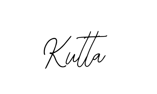 Design your own signature with our free online signature maker. With this signature software, you can create a handwritten (Bearetta-2O07w) signature for name Kutta. Kutta signature style 12 images and pictures png