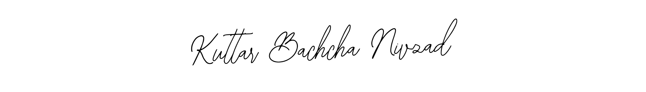 if you are searching for the best signature style for your name Kuttar Bachcha Nivzad. so please give up your signature search. here we have designed multiple signature styles  using Bearetta-2O07w. Kuttar Bachcha Nivzad signature style 12 images and pictures png