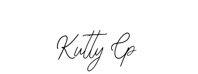 Use a signature maker to create a handwritten signature online. With this signature software, you can design (Bearetta-2O07w) your own signature for name Kutty Cp. Kutty Cp signature style 12 images and pictures png