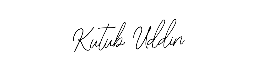 How to make Kutub Uddin name signature. Use Bearetta-2O07w style for creating short signs online. This is the latest handwritten sign. Kutub Uddin signature style 12 images and pictures png