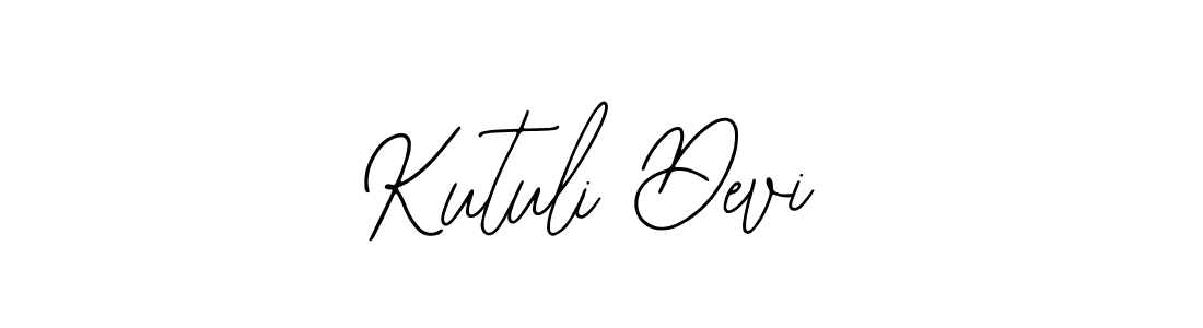 Make a beautiful signature design for name Kutuli Devi. Use this online signature maker to create a handwritten signature for free. Kutuli Devi signature style 12 images and pictures png